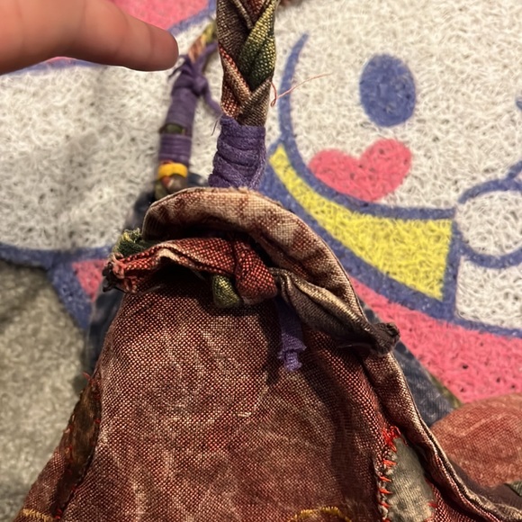 Kathmandu imports made in Nepal patchwork purse - Picture 3 of 4